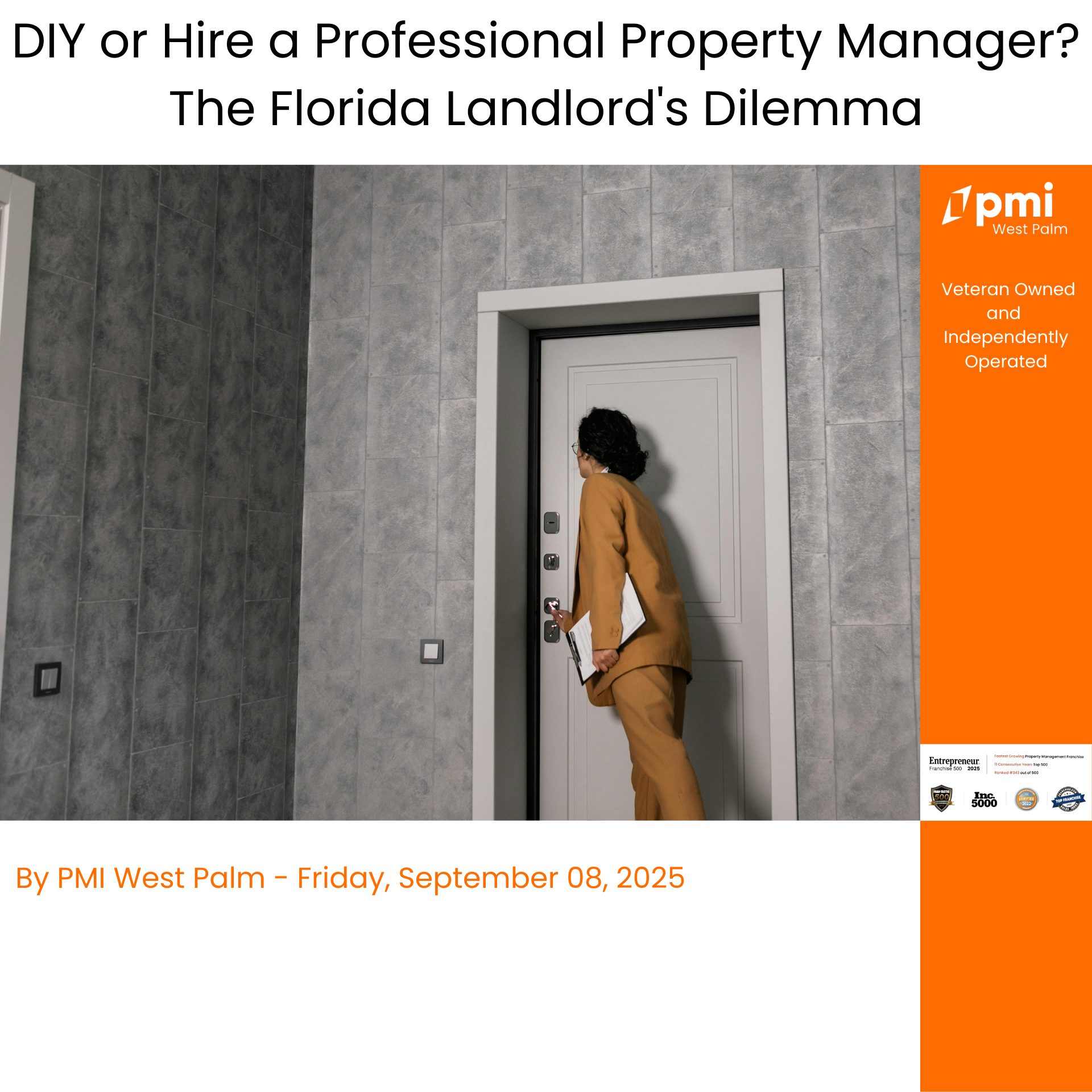 DIY or Hire a Professional Property Manager? The Florida Landlord's Dilemma